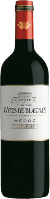 15,95 € Spedizione Gratuita | Vino rosso Château Côtes de Blaignan A.O.C. Médoc Aquitania Francia Merlot, Cabernet Sauvignon, Cabernet Franc, Petit Verdot Bottiglia 75 cl