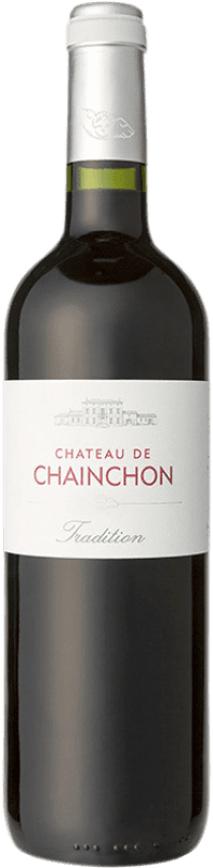 10,95 € 免费送货 | 红酒 Château de Chainchon Tradition A.O.C. Côtes de Castillon Aquitania 法国 Merlot, Cabernet Sauvignon, Cabernet Franc 瓶子 75 cl