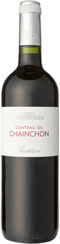 15,95 € 免费送货 | 红酒 Château de Chainchon Tradition A.O.C. Côtes de Castillon Aquitania 法国 Merlot, Cabernet Sauvignon, Cabernet Franc 瓶子 75 cl