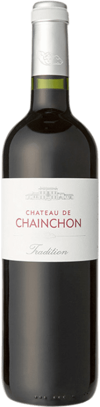 7,95 € Envío gratis | Vino Tinto Château de Chainchon Traditional — Tradicional A.O.C. Côtes de Castillon Aquitania Francia Merlot, Cabernet Sauvignon, Cabernet Franc Eco — Ecológico 75 cl