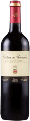 14,95 € Spedizione Gratuita | Vino Rosso Château de Parenchère Superiore A.O.C. Bordeaux bordò Francia Merlot, Cabernet Franc 75 cl