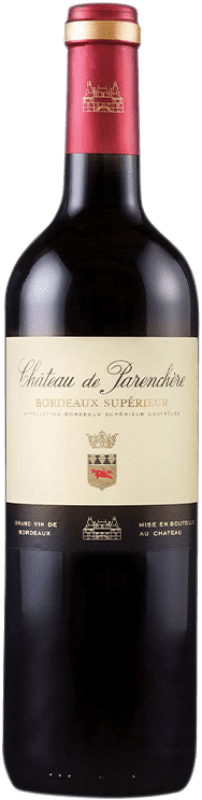 13,95 € Envío gratis | Vino tinto Château de Parenchère A.O.C. Bordeaux Supérieur Burdeos Francia Merlot, Cabernet Franc Botella 75 cl