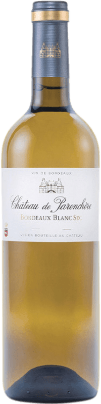 13,95 € Spedizione Gratuita | Vino Bianco Château de Parenchère A.O.C. Bordeaux bordò Francia Sémillon, Muscadelle, Sauvignon Bottiglia 75 cl