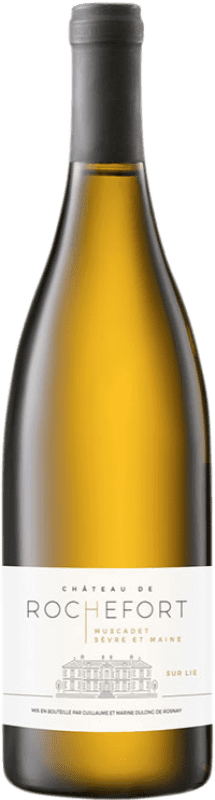 11,95 € Spedizione Gratuita | Vino bianco Château de Rochefort A.O.C. Muscadet-Sèvre et Maine Loire Francia Melon de Bourgogne Bottiglia 75 cl