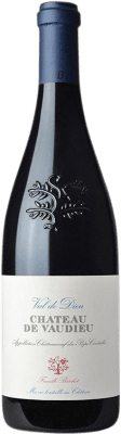 82,95 € 免费送货 | 红酒 Château de Vaudieu Val de Dieu A.O.C. Châteauneuf-du-Pape 普罗旺斯 法国 Syrah, Grenache, Monastrell 瓶子 75 cl