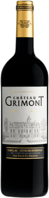 13,95 € Spedizione Gratuita | Vino Rosso Château Grimont A.O.C. Cadillac Aquitania Francia Merlot, Cabernet Sauvignon 75 cl