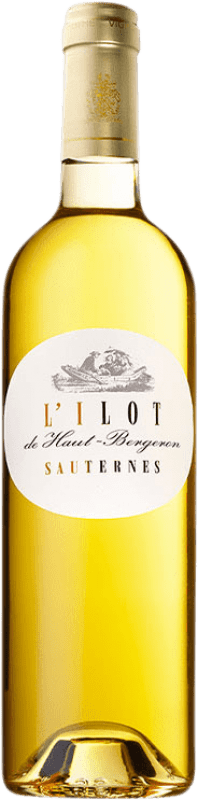 33,95 € Envío gratis | Vino Blanco Château Haut-Bergeron L'Îlot Dulce A.O.C. Sauternes Burdeos Francia Sémillon, Sauvignon Botella 75 cl