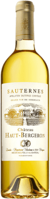 99,95 € Envio grátis | Vinho branco Château Haut-Bergeron Doce A.O.C. Sauternes Bordeaux França Sauvignon Branca, Sémillon Garrafa 75 cl