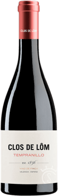 12,95 € Free Shipping | Red wine Clos de Lôm D.O. Valencia Valencian Community Spain Tempranillo Bottle 75 cl