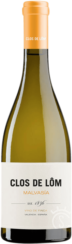 17,95 € Envío gratis | Vino blanco Clos de Lôm D.O. Valencia Comunidad Valenciana España Malvasía Botella 75 cl