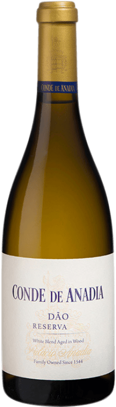 32,95 € Kostenloser Versand | Weißwein Conde de Anadia Blanco Reserve I.G. Dão Dão Portugal Touriga Nacional, Alfrocheiro, Jaén Flasche 75 cl