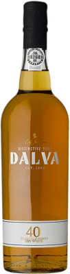 176,95 € Envío gratis | Vino generoso Dalva Dry White I.G. Porto Oporto Portugal Malvasía, Verdejo, Viosinho, Donzelinho 40 Años Botella 75 cl