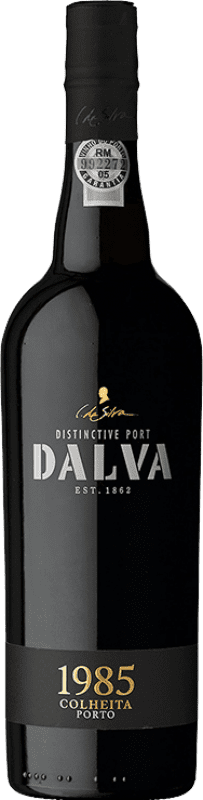 142,95 € Spedizione Gratuita | Vino Liquoroso Dalva Colheita 1985 Riserva 1985 I.G. Porto porto Portogallo Touriga Franca, Touriga Nacional, Tinta Roriz, Tinta Barroca 75 cl