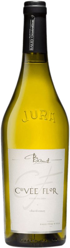 25,95 € Spedizione Gratuita | Vino bianco Baud Cuvée Flor A.O.C. Côtes du Jura Jura Francia Chardonnay Bottiglia 75 cl