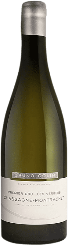 89,95 € Envío gratis | Vino blanco Bruno Colin 1er Cru Les Vergers A.O.C. Chassagne-Montrachet Borgoña Francia Chardonnay Botella 75 cl