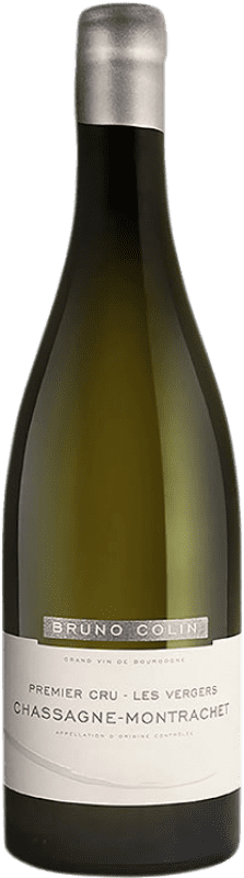 93,95 € Бесплатная доставка | Белое вино Bruno Colin Premier Cru Les Vergers A.O.C. Chassagne-Montrachet Бургундия Франция Chardonnay бутылка 75 cl