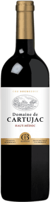 11,95 € 免费送货 | 红酒 Cartujac A.O.C. Haut-Médoc 波尔多 法国 Merlot, Cabernet Sauvignon, Petit Verdot 瓶子 75 cl