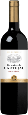 12,95 € Free Shipping | Red wine Domaine de Cartujac A.O.C. Haut-Médoc Bordeaux France Merlot, Cabernet Sauvignon, Petit Verdot Bottle 75 cl