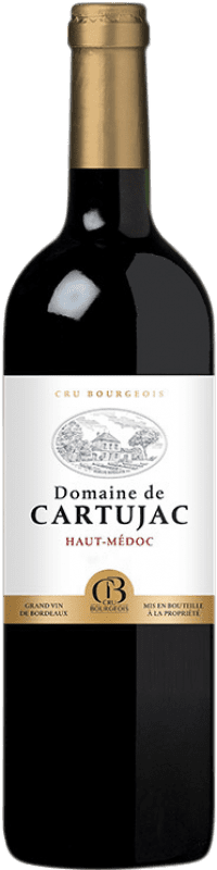 12,95 € Free Shipping | Red Wine Domaine de Cartujac A.O.C. Haut-Médoc Bordeaux France Merlot, Cabernet Sauvignon, Petit Verdot 75 cl