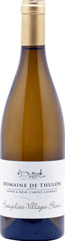 13,95 € Free Shipping | White wine Domaine de Thulon Blanc A.O.C. Beaujolais-Villages Beaujolais France Chardonnay Bottle 75 cl