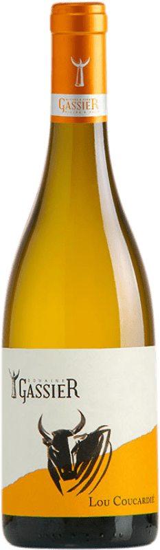 33,95 € Kostenloser Versand | Weißwein Domaine Gassier Michel Lou Coucardié Blanc A.O.C. Costières de Nîmes Occitania Frankreich Grenache Weiß, Roussanne, Viognier Flasche 75 cl