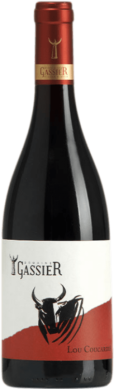 33,95 € Бесплатная доставка | Красное вино Domaine Gassier Lou Coucardié Rouge A.O.C. Costières de Nîmes Occitania Франция Syrah, Grenache, Mourvèdre бутылка 75 cl