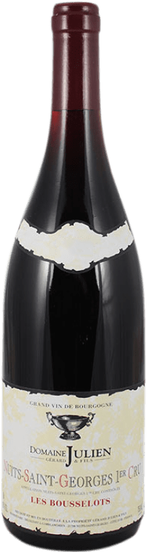 94,95 € Envío gratis | Vino tinto Gérard Julien 1er Cru Les Bousselots A.O.C. Nuits-Saint-Georges Borgoña Francia Pinot Negro Botella 75 cl