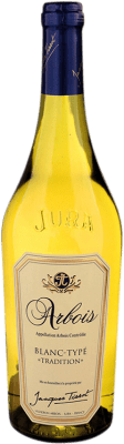 31,95 € Envio grátis | Vinho branco Jacques Tissot Blanc Typé Tradition Crianza A.O.C. Arbois Jura França Chardonnay, Savagnin Garrafa 75 cl