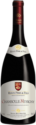 89,95 € Envío gratis | Vino tinto Domaine Roux Chambolle-Musigny A.O.C. Côte de Nuits-Villages Borgoña Francia Pinot Negro Botella 75 cl