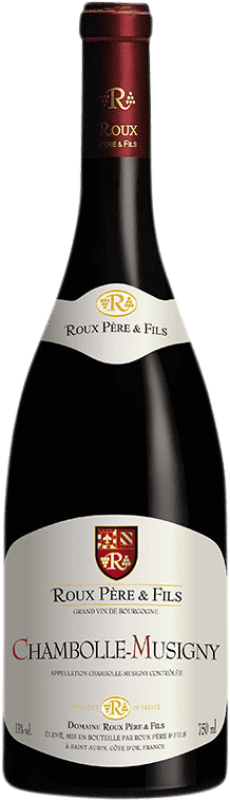 89,95 € Envío gratis | Vino tinto Domaine Roux Chambolle-Musigny A.O.C. Côte de Nuits-Villages Borgoña Francia Pinot Negro Botella 75 cl