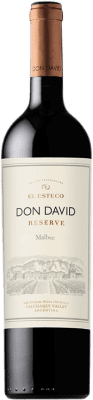 21,95 € Envío gratis | Vino tinto El Esteco Don David Salta Reserva Argentina Malbec Botella 75 cl