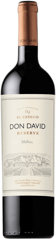 16,95 € Kostenloser Versand | Rotwein El Esteco Don David Salta Reserve Argentinien Malbec Flasche 75 cl