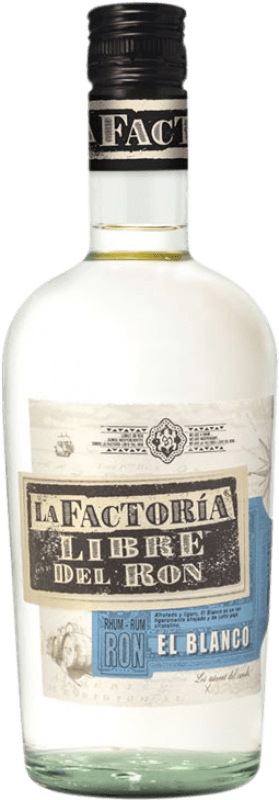 33,95 € Envío gratis | Ron Factoría Libre del Ron Blanco Guatemala Botella 70 cl