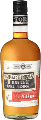 39,95 € Envio grátis | Rum Factoría Libre del Ron El Añejo Guatemala Garrafa 70 cl