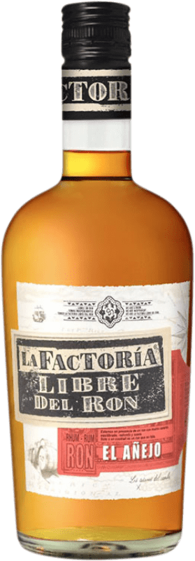 39,95 € Envío gratis | Ron Factoría Libre del Ron El Añejo Guatemala Botella 70 cl