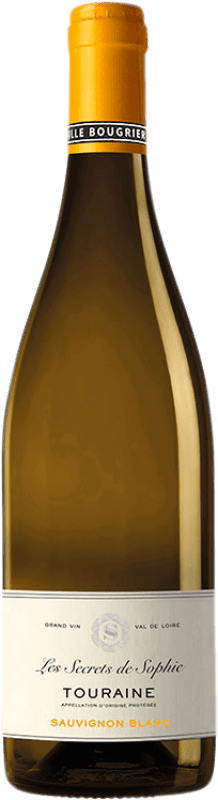 10,95 € Envío gratis | Vino blanco Bougrier Les Secrets de Sophie A.O.C. Touraine Loire Francia Sauvignon Blanca Botella 75 cl