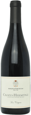 19,95 € Spedizione Gratuita | Vino rosso François-Xavier Nicolas Pere Les Vergers A.O.C. Crozes-Hermitage Francia Syrah Bottiglia 75 cl