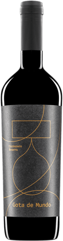 29,95 € Бесплатная доставка | Красное вино Gota de Mundo I.G. Valle de Colchagua Долина Колхагуа Чили Carmenère — Карменер Бутылка 75 cl