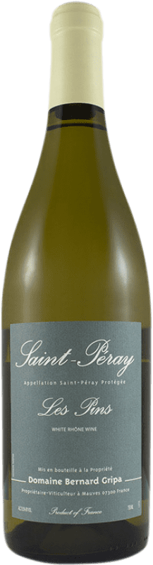 39,95 € Envoi gratuit | Vin blanc Gripa Bernard Les Pins Blanco Crianza A.O.C. Saint-Péray Rhône France Roussanne, Marsanne Bouteille 75 cl