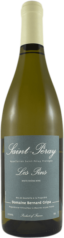 29,95 € Free Shipping | White wine Gripa Bernard Les Pins Blanco Aged A.O.C. Saint-Péray Rhône France Roussanne, Marsanne Bottle 75 cl