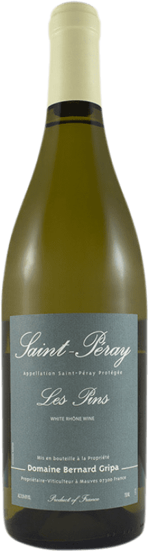 39,95 € Free Shipping | White wine Gripa Bernard Les Pins Blanco Aged A.O.C. Saint-Péray Rhône France Roussanne, Marsanne Bottle 75 cl