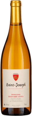 35,95 € Free Shipping | White wine Gripa Bernard Blanco Aged A.O.C. Saint-Joseph Rhône France Roussanne, Marsanne Bottle 75 cl