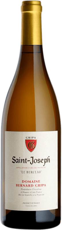 69,95 € Бесплатная доставка | Белое вино Gripa Bernard Le Berceau Blanco старения A.O.C. Saint-Joseph Рона Франция Marsanne бутылка 75 cl