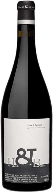 17,95 € Envío gratis | Vino tinto Hecht & Bannier Saint Chinian I.G.P. Vin de Pays Languedoc Languedoc Francia Syrah, Garnacha, Mourvèdre Botella 75 cl