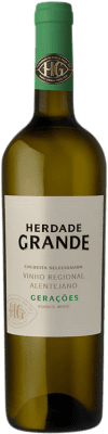 12,95 € Envoi gratuit | Vin blanc Herdade Grande Gerações Branco I.G. Alentejo Alentejo Portugal Albariño, Verdello Bouteille 75 cl