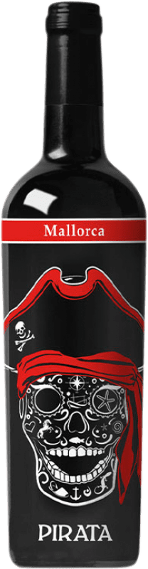 19,95 € 免费送货 | 红酒 Iberians Pirata D.O. Binissalem 马略卡 西班牙 Merlot, Mantonegro, Cabernet 瓶子 75 cl