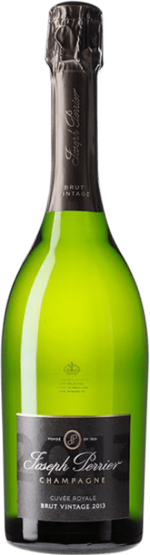 104,95 € Бесплатная доставка | Белое игристое Joseph Perrier Cuvée Royale Vintage брют A.O.C. Champagne шампанское Франция Pinot Black, Chardonnay бутылка 75 cl