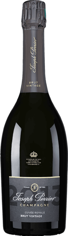 104,95 € Envio grátis | Espumante branco Joseph Perrier Cuvée Royale Vintage Brut A.O.C. Champagne Champagne França Pinot Preto, Chardonnay Garrafa 75 cl