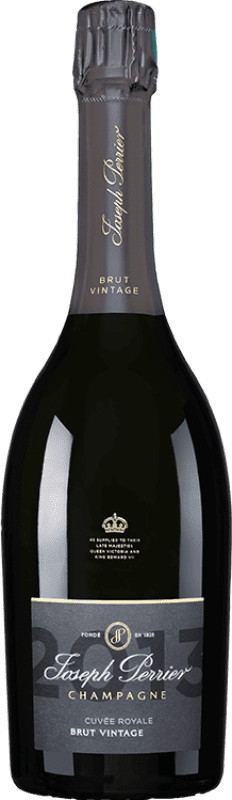 104,95 € Envío gratis | Espumoso blanco Joseph Perrier Cuvée Royale Vintage Brut A.O.C. Champagne Champagne Francia Pinot Negro, Chardonnay Botella 75 cl