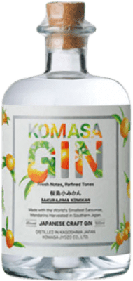 34,95 € Envío gratis | Ginebra Komasa Gin Komikan Craft Gin Japón Botella Medium 50 cl